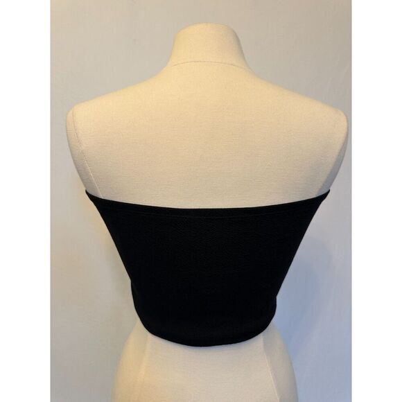 Stunning White Bow Bandeau Top Size Large - Picture 3 of 4